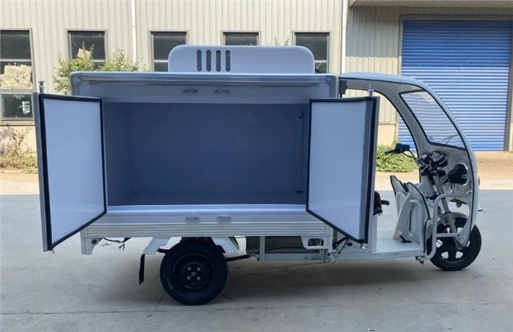 electric ice cream bike with freezer